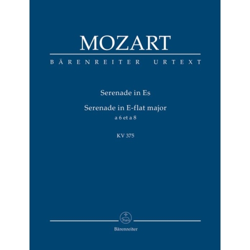 Mozart, W.A - Serenade No.11 in E-flat (octet version) (K.375) (Urtext).