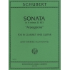 Schubert, Franz - SONATA Amin ARPEGGIONE Clar Gt 