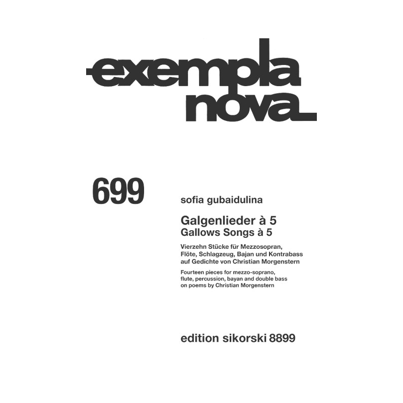 Gubaidulina, Sofia - Gallows Songs à 5, 699