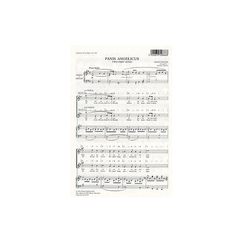 Franck, César - Panis Angelicus