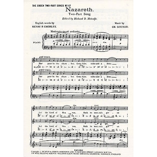 Gounod, Charles - Nazareth