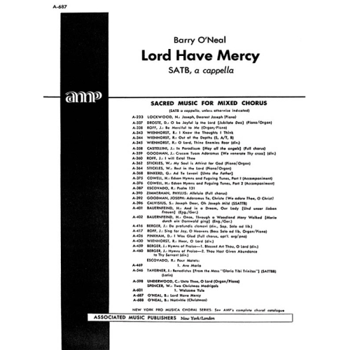 N Oneal - Lord Have Mercy A...