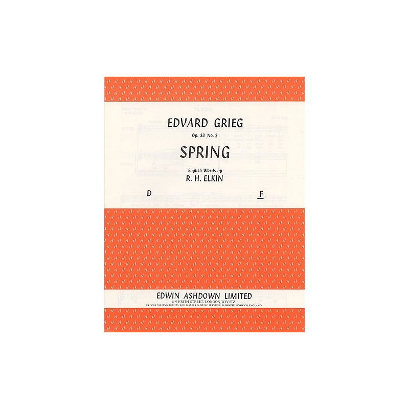 Grieg, Edvard - Spring Op.33 No.2
