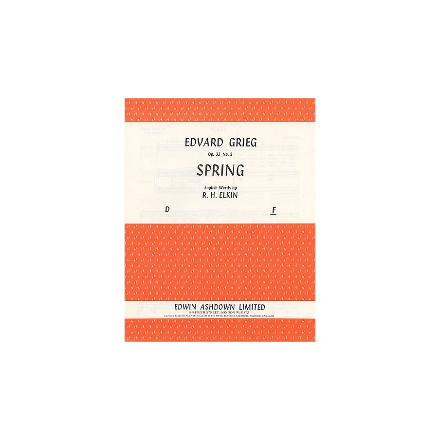 Grieg, Edvard - Spring Op.33 No.2
