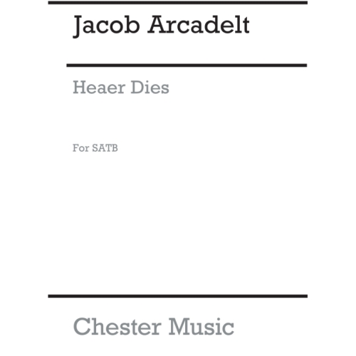 Arcadelt, Jacques - Haec Dies