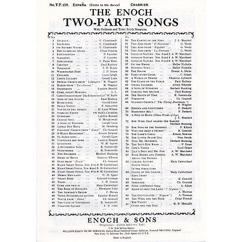 Chabrier, Emmanuel - Espana
