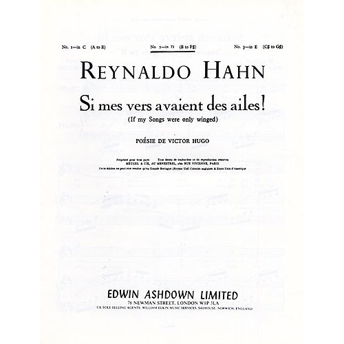 Hahn, Reynaldo - If My...