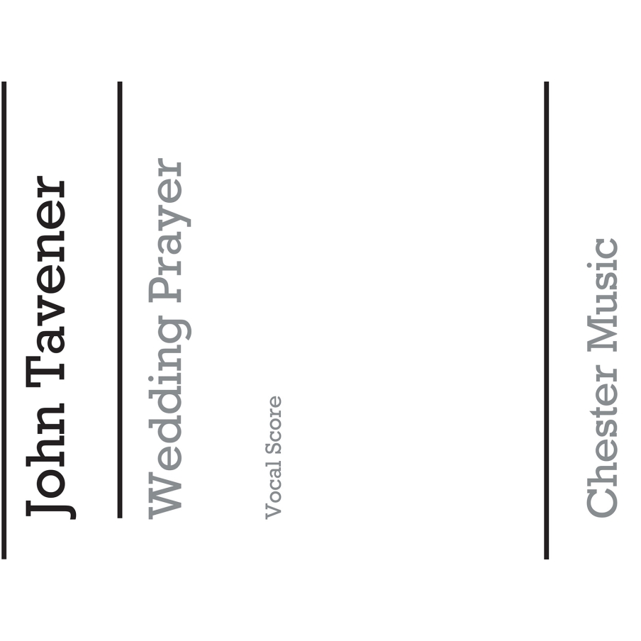 Tavener, John - Wedding Prayer