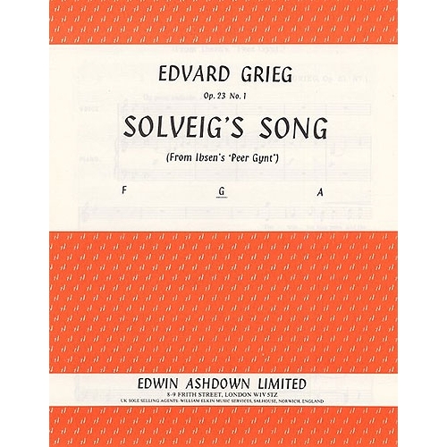 Grieg, Edvard - Solveig's Song