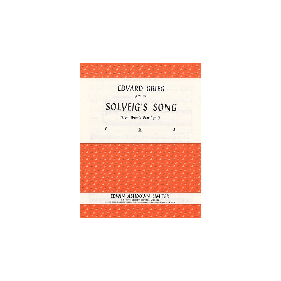 Grieg, Edvard - Solveig's Song