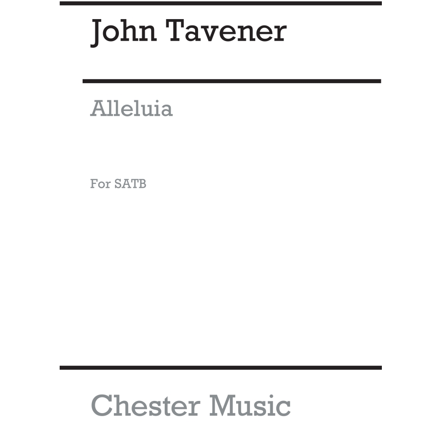 Taverner, John - Alleluia (From Chester Motet Book 2-english)