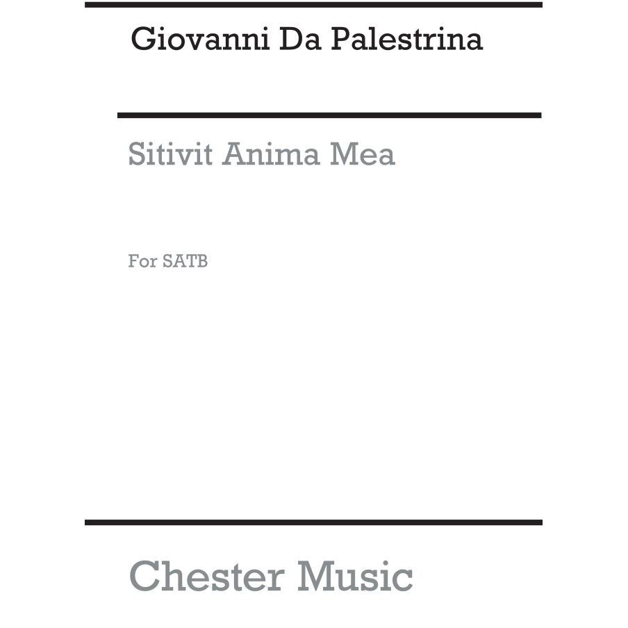 Palestrina, Giovanni - Sitivit Anima Mea
