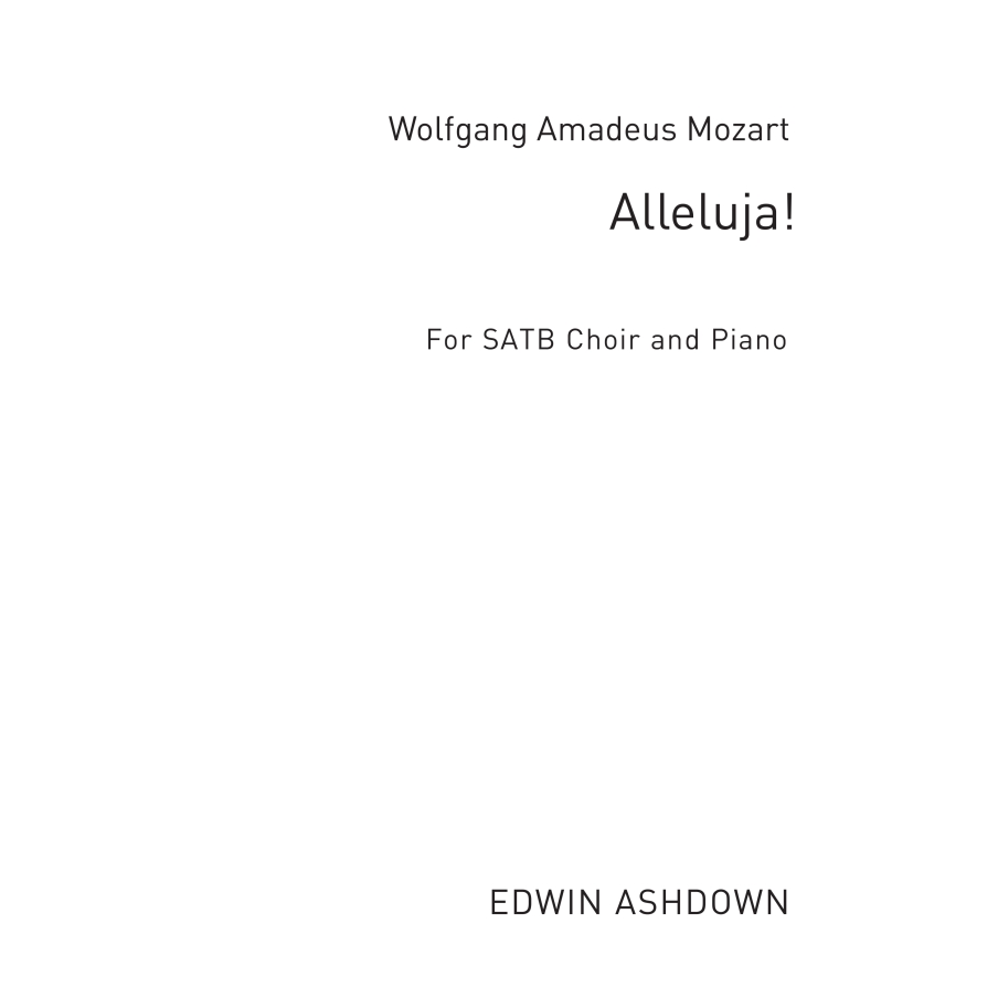 Mozart, Wolfgang Amadeus - Alleluja