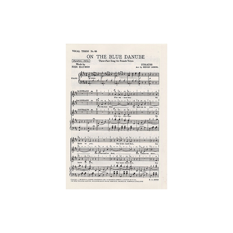 Jr., Johann Strauss - On The Blue Danube