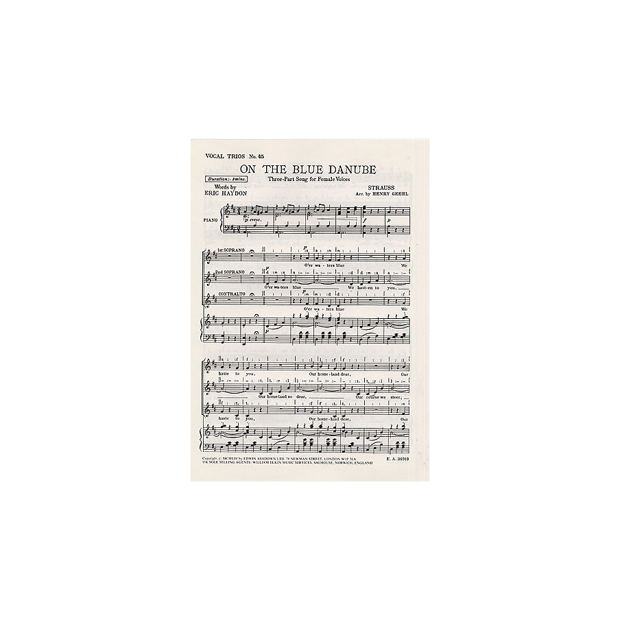 Jr., Johann Strauss - On The Blue Danube