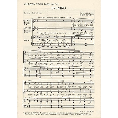 Bennett, F. Roy - Evening