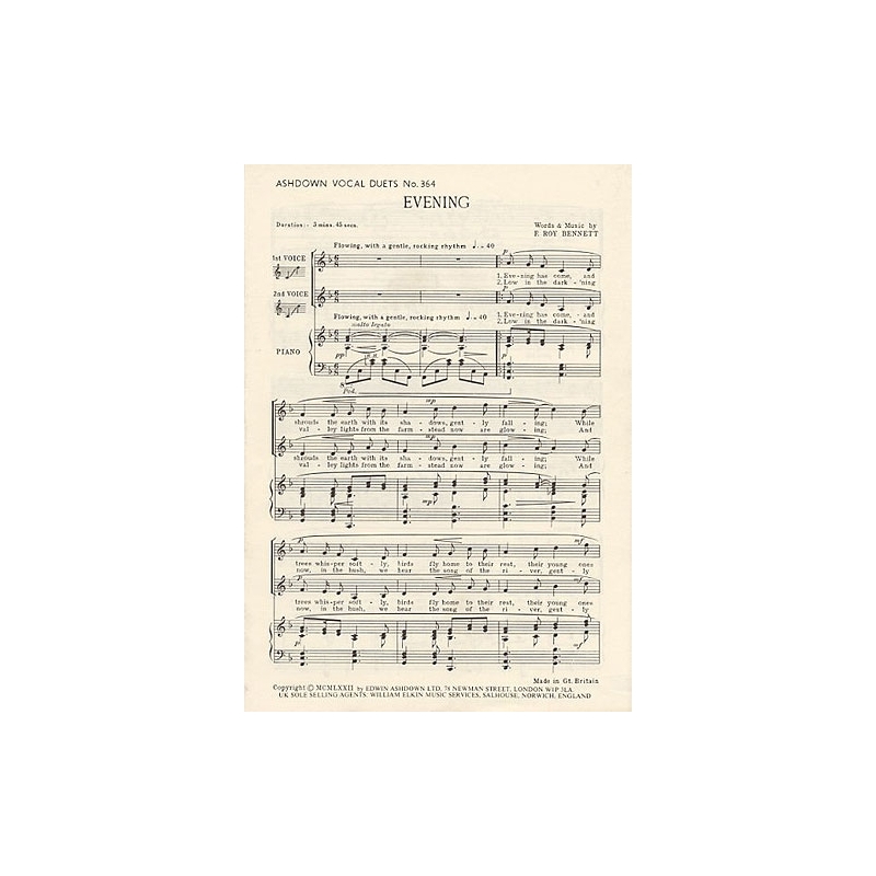 Bennett, F. Roy - Evening