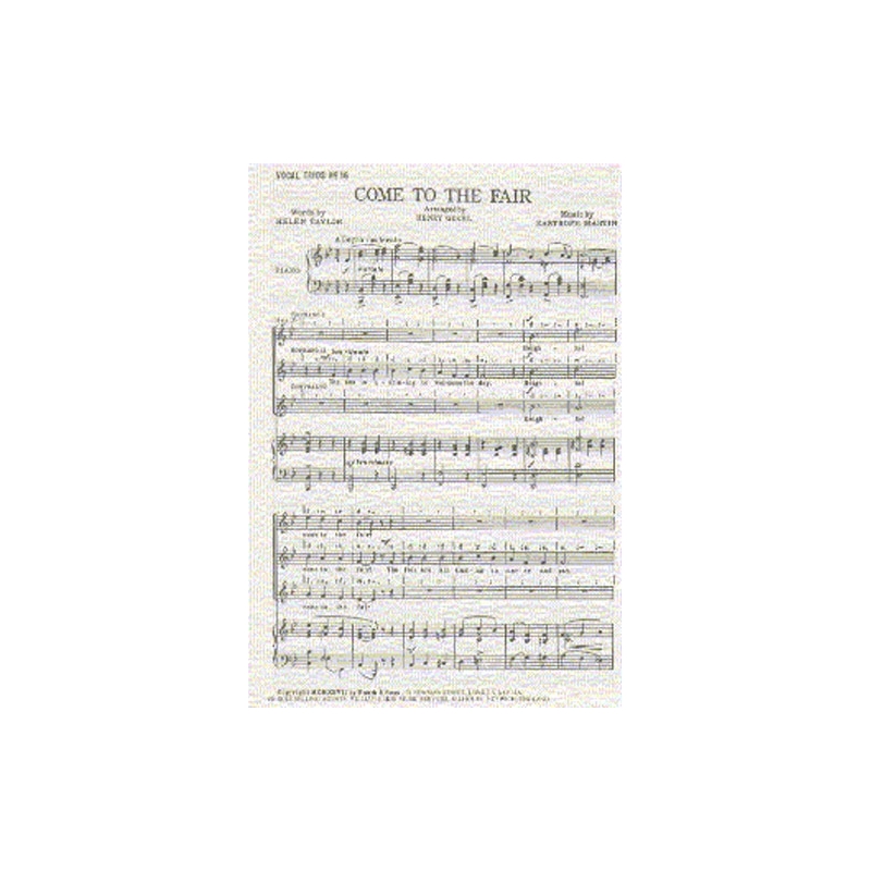 Easthope, Martin - Come To The Fair In G Major