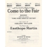 Easthope, Martin - Come To The Fair In G Major