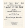 Easthope, Martin - Come To The Fair In G Major