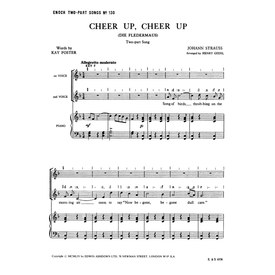 Jr., Johann Strauss - Cheer Up Cheer Up
