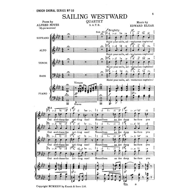 Elgar, Edward - Sailing Westward