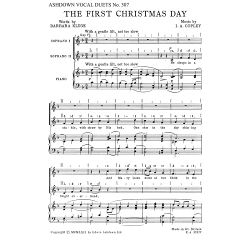 Copley, I. - I First...