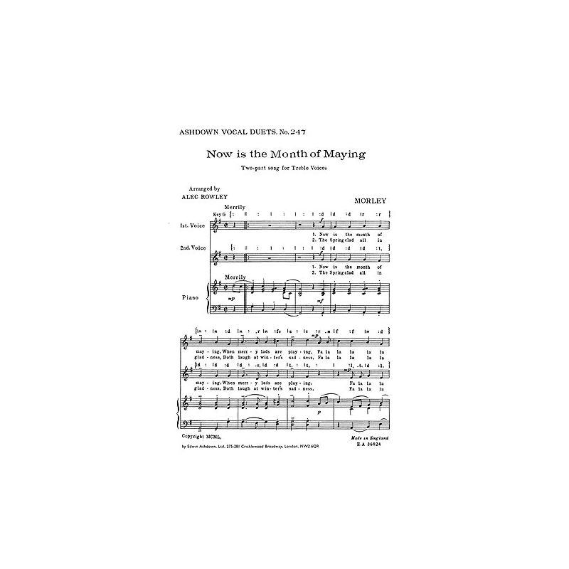 Morley, Thomas - Now Is The Month Of Maying