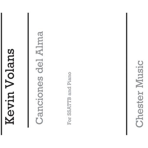 Volans, Kevin - Canciones...