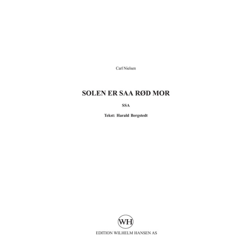 Nielsen, Carl - Solen Er...
