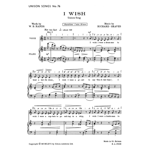 Graves, Richard - I Wish