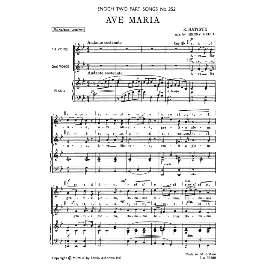Batiste, A. Edouard - Ave Maria