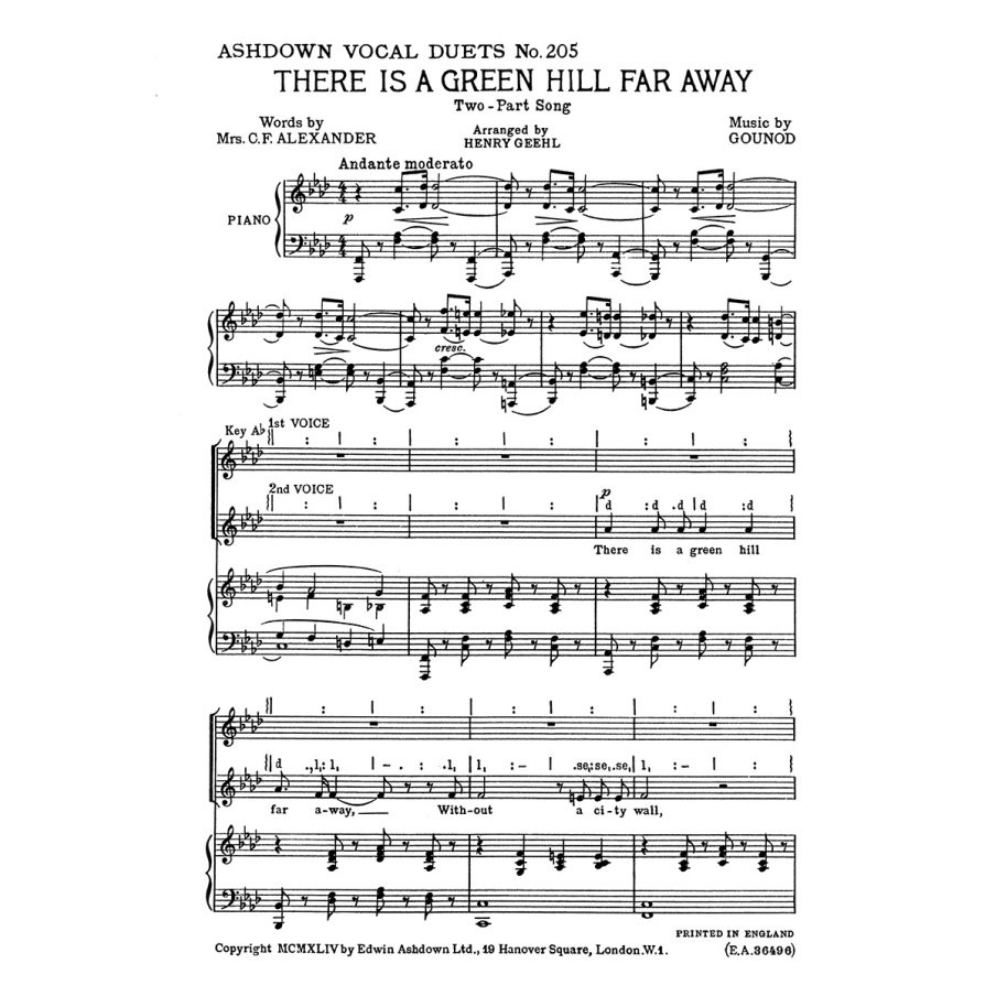 Gounod, Charles - There Is A Green Hill