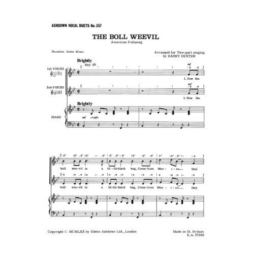 Dexter, H. - Boll Weevil