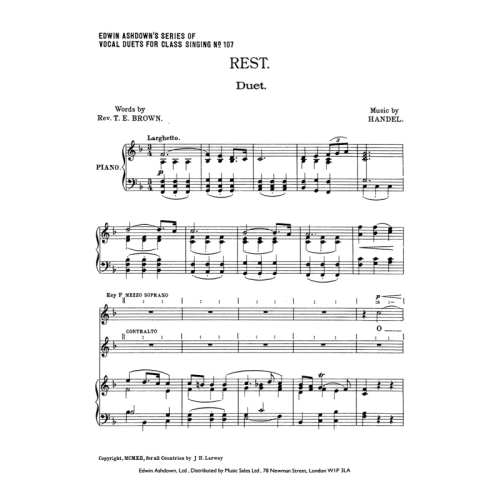 Händel, Georg Friedrich - Rest