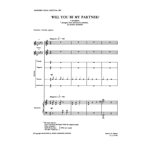 Hudson, Hazel - Will You Be...