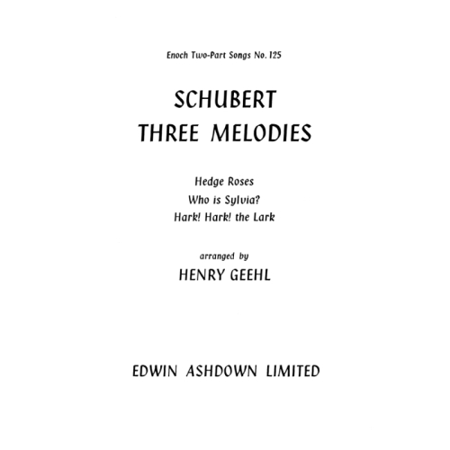 Geehl, Henry - Schubert...