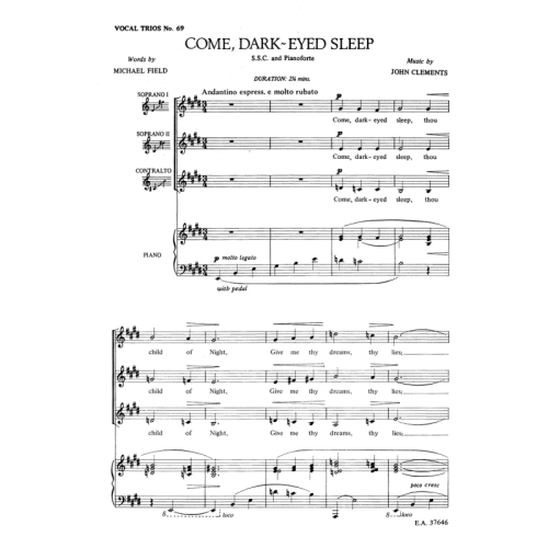 Clements, John - Come Dark...