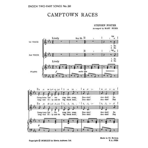 Foster, Stephen - Camptown...
