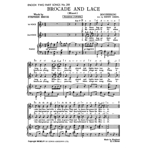 Boccherini, Luigi - Brocade...