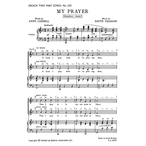 Edith Pearson - My Prayer