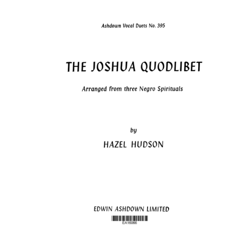 Hudson, Hazel - The Joshua...