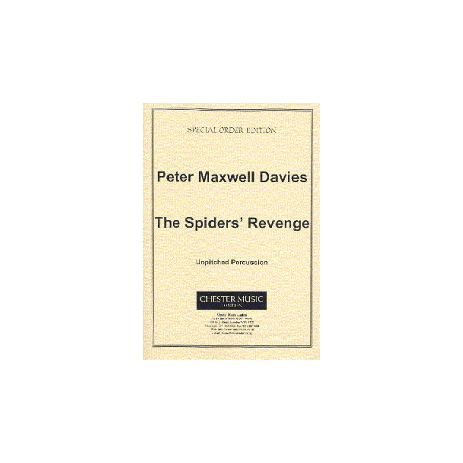 Davies, Peter Maxwell - The Spiders' Revenge - Unpitched Percussion