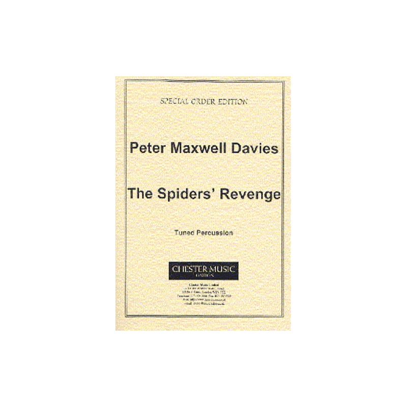 Davies, Peter Maxwell - The Spiders' Revenge - Tuned Percussion