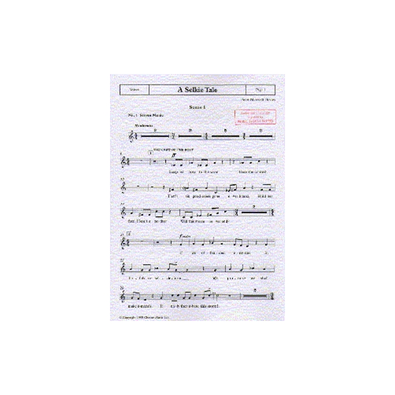 Davies, Peter Maxwell - A Selkie Tale - Vocal