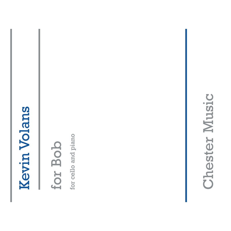 Volans, Kevin - For Bob