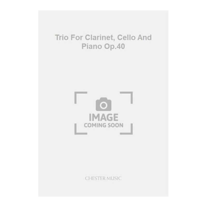Wood, Hugh - Trio For Clarinet, Cello And Piano Op.40