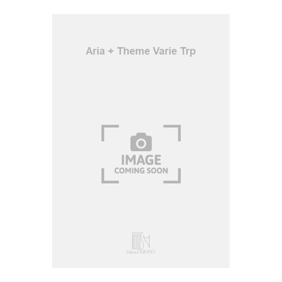 Tournier, Marcel - Aria + Theme Varie Trp