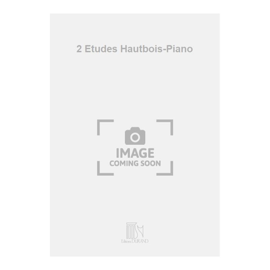 Aubain, Jean - 2 Etudes Hautbois-Piano