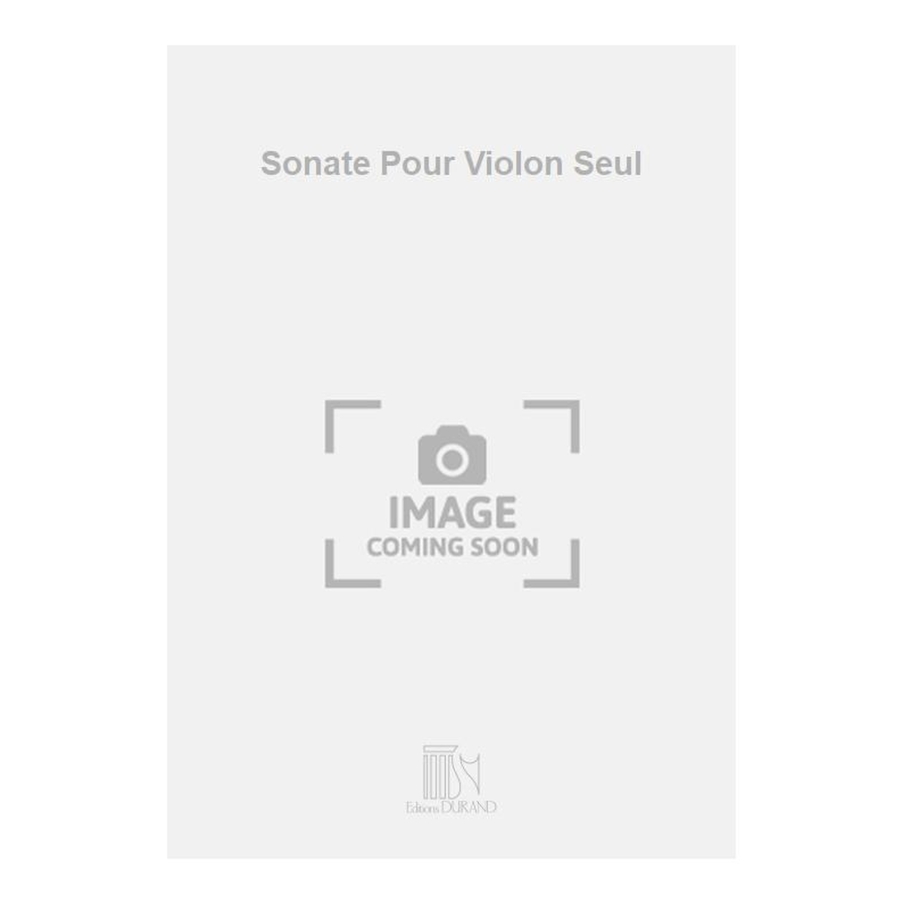 Taïra, Yoshihisa - Sonate Pour Violon Seul
